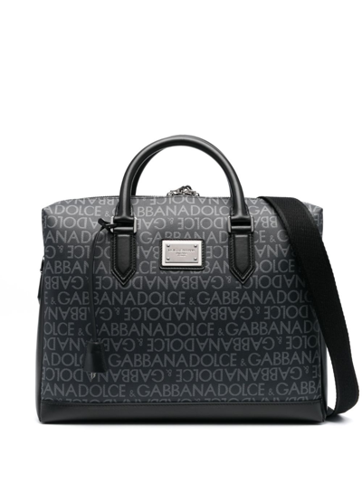 Dolce & Gabbana Logo Bag In ブラック