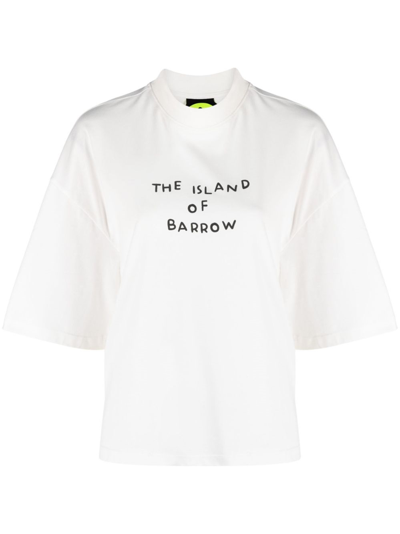 Barrow Cropped T-shirt In ホワイト
