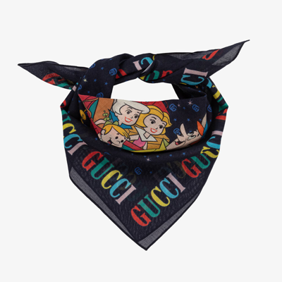 Gucci Blue The Jetsons Scarf (45cm)
