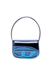 Diesel 1dr Logo Plaque Shoulder Bag In Blue