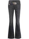 Diesel 1969 D-ebbey 09b90 Bootcut Jeans In Black