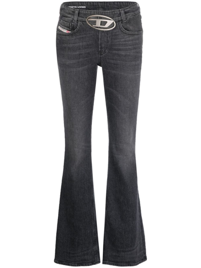 DIESEL `1969 D-EBBEY-S2` 5-POCKET DENIM PANTS