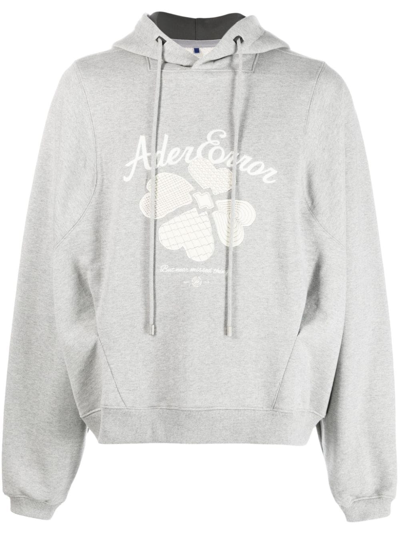 ★ADERERROR★ Tever logo hoodie Gray ADER error Gray Tever Hoodie ADER error