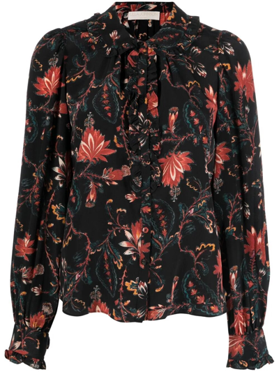 Ulla Johnson Philipa Blouse In Black  