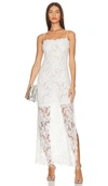 Hemant & Nandita Midi Dress In White