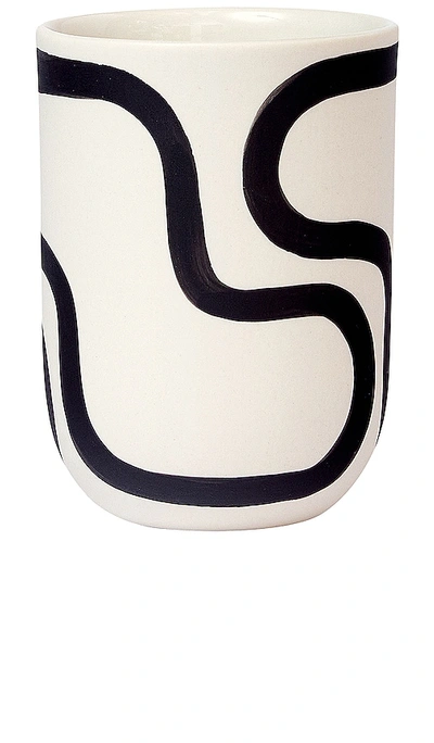 Franca Nyc Coffee Cup In Black,white