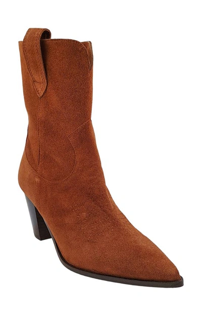 L Agence Gaston Bootie In Buckskin