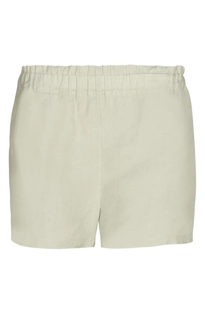Bed Threads Linen Shorts In Sage