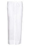 Bed Threads Linen Lounge Pants In White