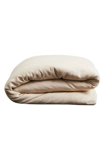 Bed Threads Linen Duvet Cover In Oatmeal