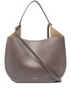 Ree Projects Helene Hobo Leather Tote Bag In Brown