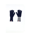 Thom Browne Blue 4-bar Stripe Cashmere Gloves In Navy