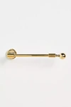 Anthropologie Maude Brass Toilet Roll Holder In Brown