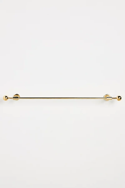 Anthropologie Maude Brass Towel Rail In Brown