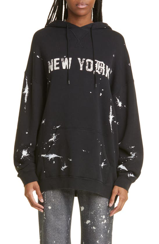 R13 Black Jumbo Hoodie