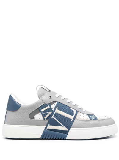 Valentino Garavani Vl7n Sneakers In Grey,white,blue