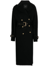 PINKO DOUBLE-BREASTED WOOL TRENCHCOAT