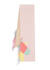 STELLA MCCARTNEY GRAPHIC-PRINT KNITTED SCARF