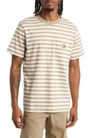 Carhartt Scotty Stripe Pocket T-shirt In Scotty Ammonite