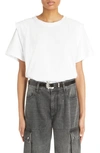 Isabel Marant T-shirt Zelitos In Cotone In White