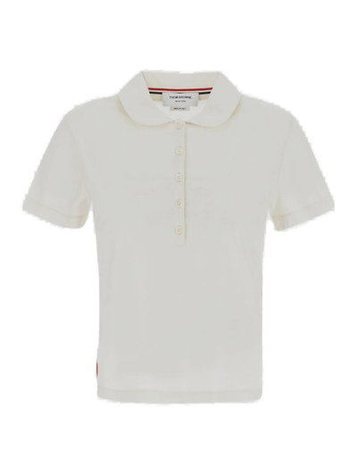Thom Browne Logo Patch Short In White