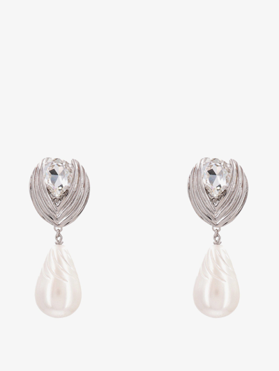 Alessandra Rich Earrings In Silver