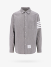 Thom Browne Chemise Ample En Coton In Grey