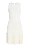 Chloé Tweed Mini Dress In White