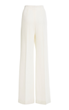 Chloé Gauzy Recycled Cashmere-wool Straight-leg Pants In Ivory