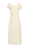Chloé Women's Linen Canvas Maxi Dress In Ivory