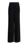 Chloé Women's Textured Wool Crepe Tuxedo Pants In Black