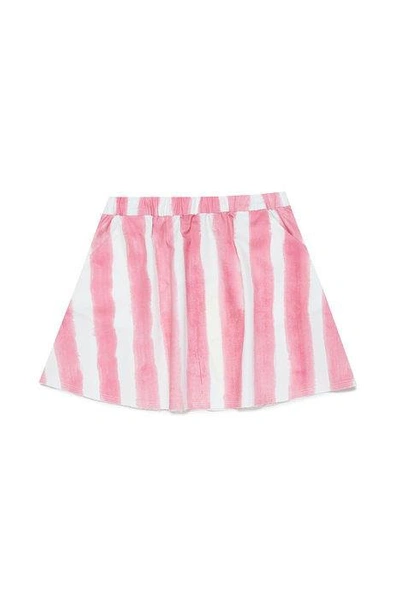 ミニスカート MARNI Patch skirt Marni Kids' Striped Logo-patch Skirt In Pink | ModeSens