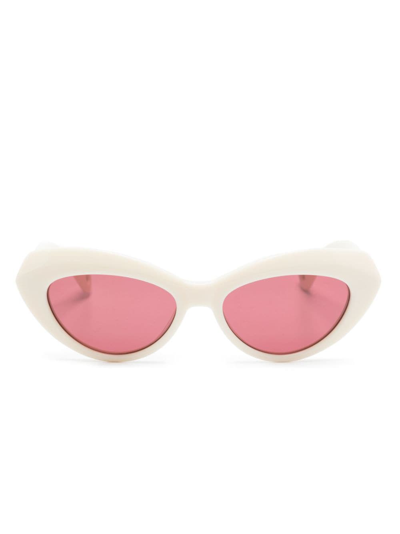 Lanvin Cat-eye Tinted-lenses Sunglasses In Neutrals