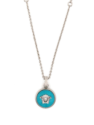 Versace Medusa Pendant Necklace In Silber