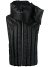 RICK OWENS GIMP DETACHABLE-NECK PADDED GILET