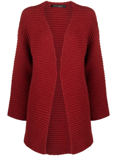 Incentive! Cashmere Open-front Cashmere Cardigan In Rot