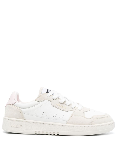 Axel Arigato Dice Lo Panelled Leather Sneakers In Neutro