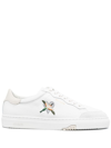 AXEL ARIGATO CLEAN 90 EMBROIDERED LEATHER SNEAKERS