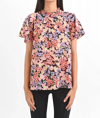 Banjanan Joyful Top In Monarch Black In Multi