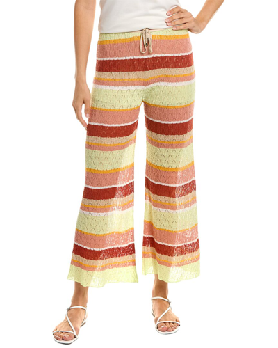 Knitss Cora Linen-blend Pant In Multi