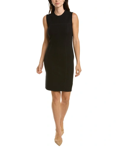 St John St. John Wool-blend Sheath Dress In Black