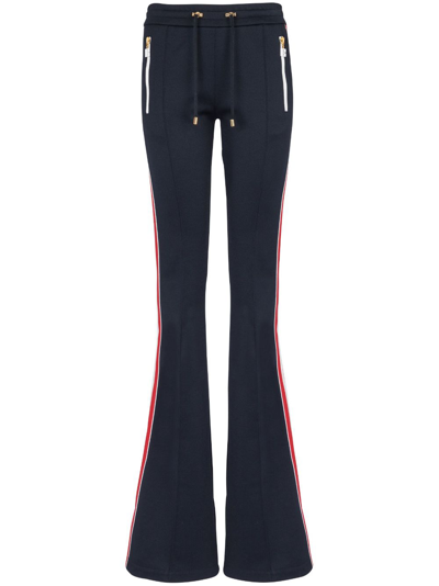 Balmain Casual Jersey Pants In Navy