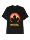 Dsquared2 Logo-print Cotton T-shirt In Black