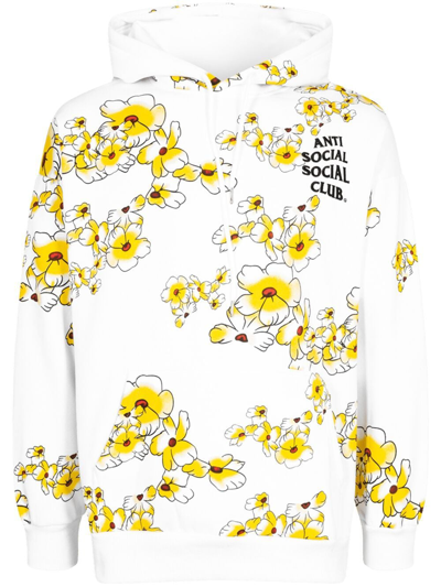 Anti Social Social Club Draw Conclusions Hoodie In White