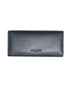 Club Rochelier Ladies Medium Full Leather Clutch Wallet In Blue