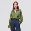 Simkhai Blythe Top In Olive Green