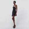 Jonathan Simkhai Lenny Mini Dress In Black