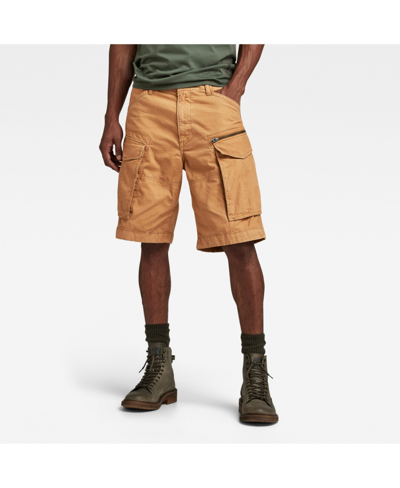 G-star Raw Men's Relaxed Fit Rovic Zip Cargo Shorts In Dull Yellow