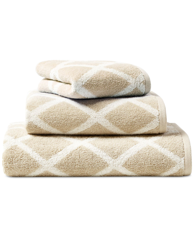 Lauren Ralph Lauren Sanders Diamond Cotton Wash Towel Bedding In Tan