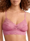 B.tempt'd By Wacoal Lace Kiss Bralette In Mulberry